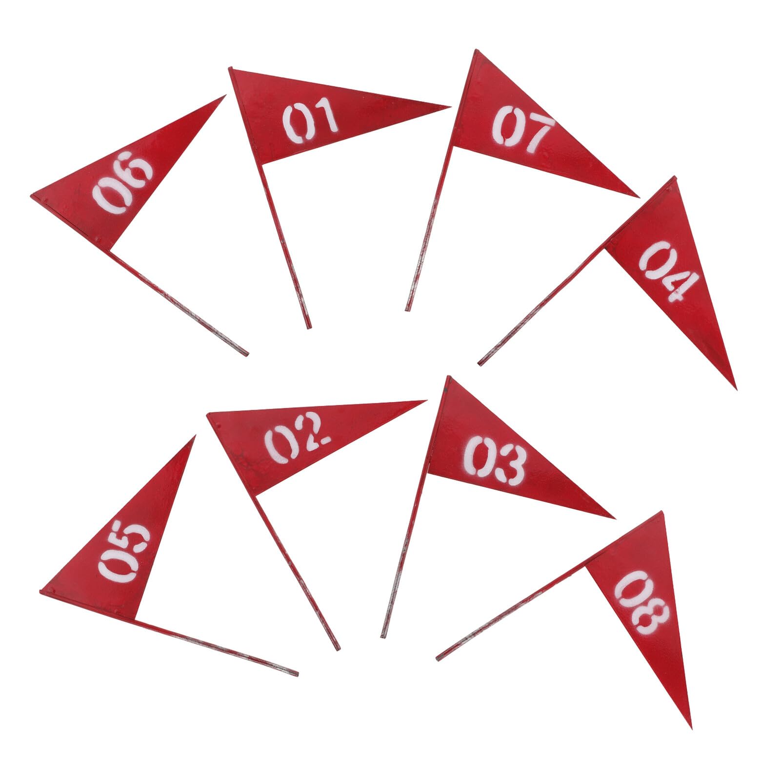 Drapeaux marqueurs pour irrigation et aménagement de pelouse Gatuida lot de 8 pièces