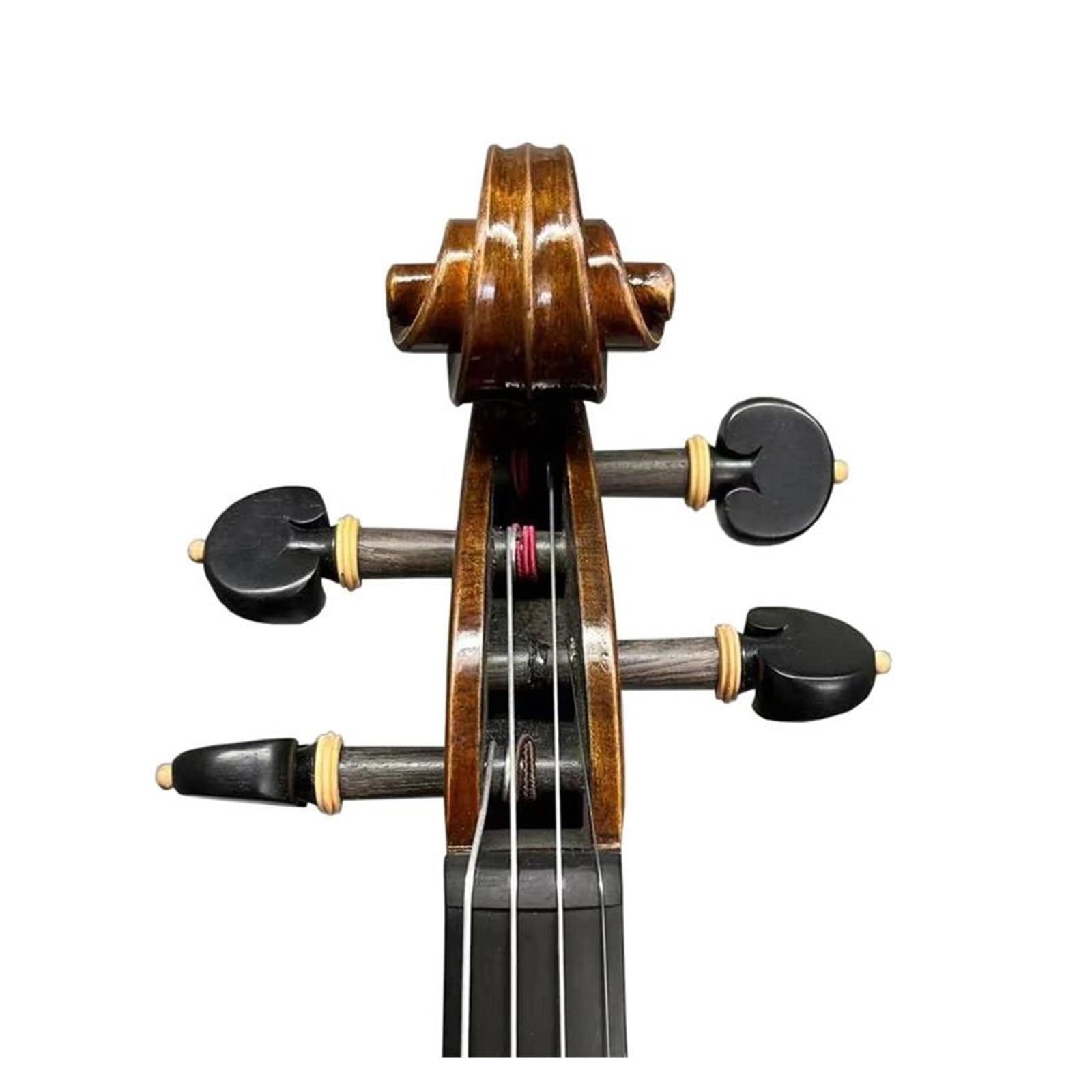 Violino Professionale 4/4 In Legno Massello Di Abete Rosso Acero Marrone Accessori In Ebano Strumento A Corde Violino