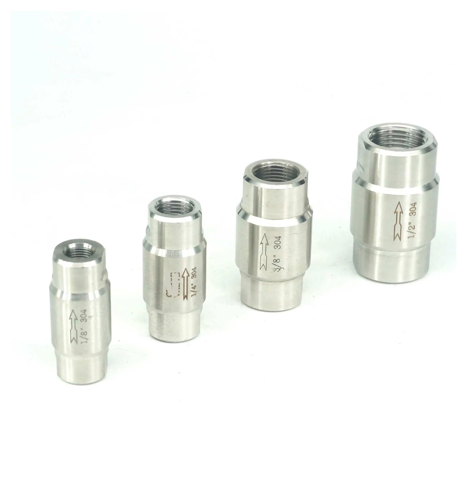 Clapet anti-retour 3/8 en inox 304 pour haute pression 900 psi
