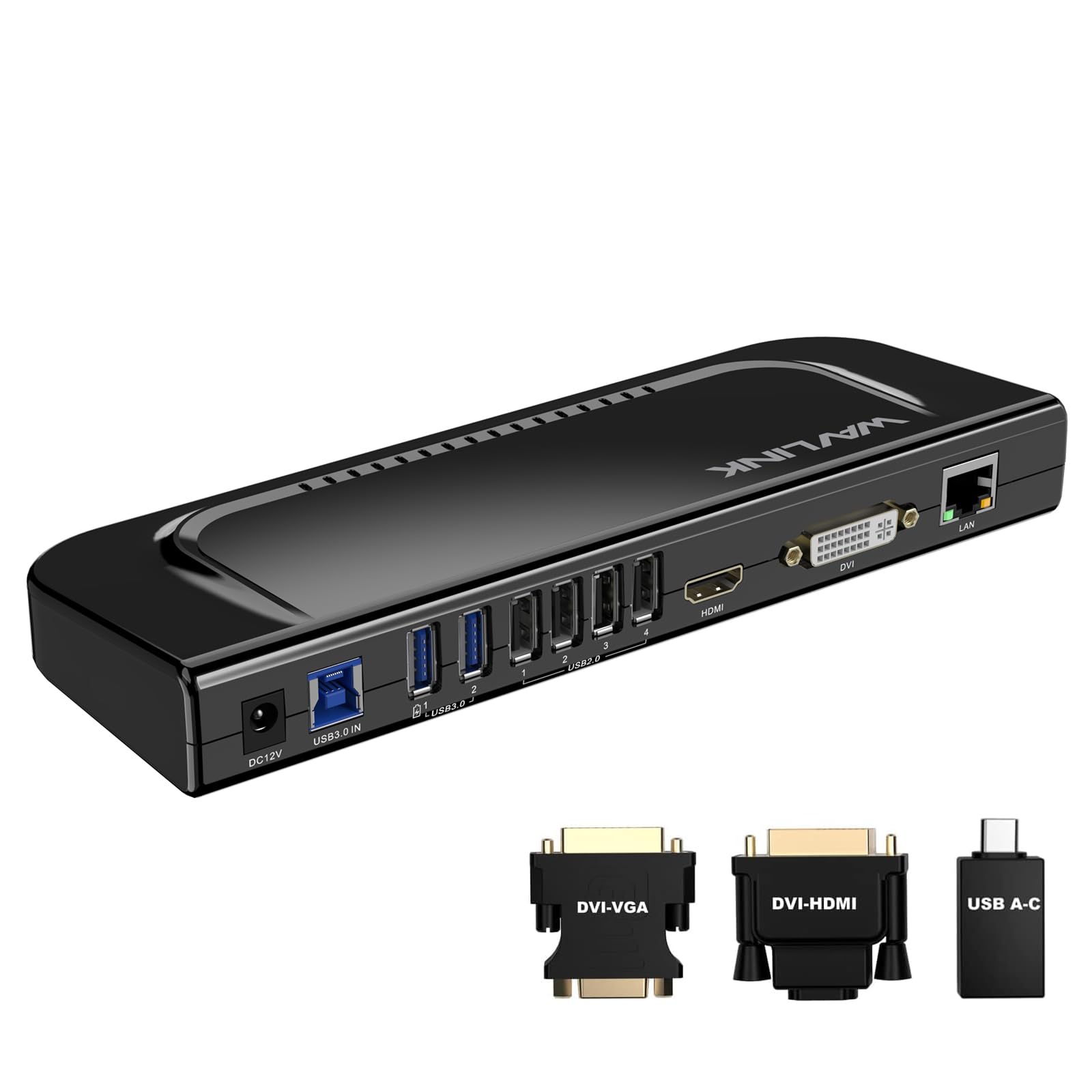 WAVLINK DisplayLink Docking Station 13-In-1 USB C Laptop Dock
