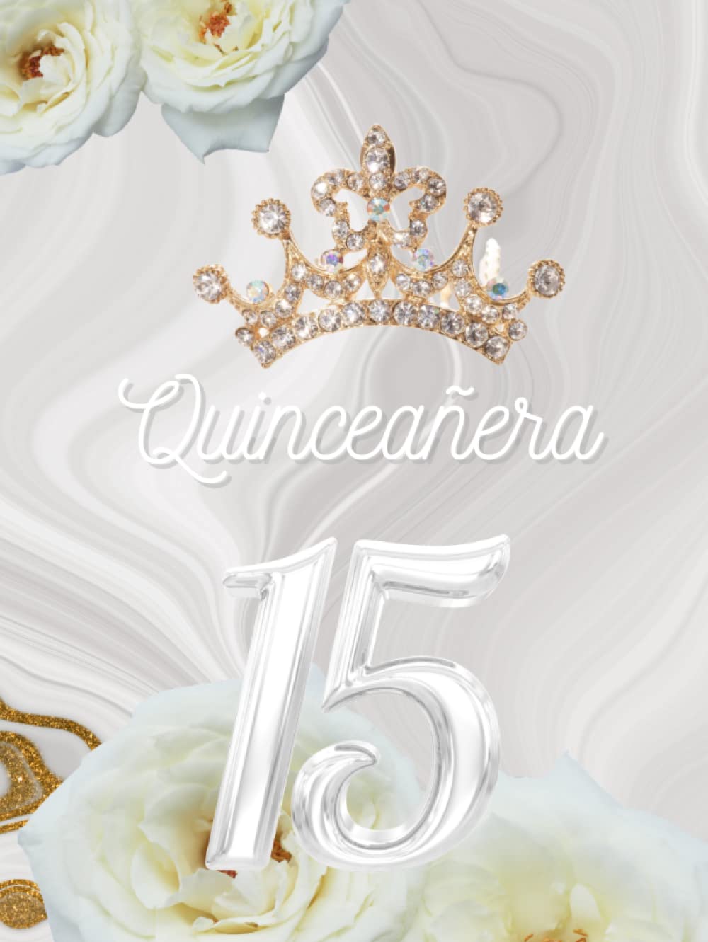 Livre d'or 15 ans pour graver les précieux souvenirs d'anniversaire