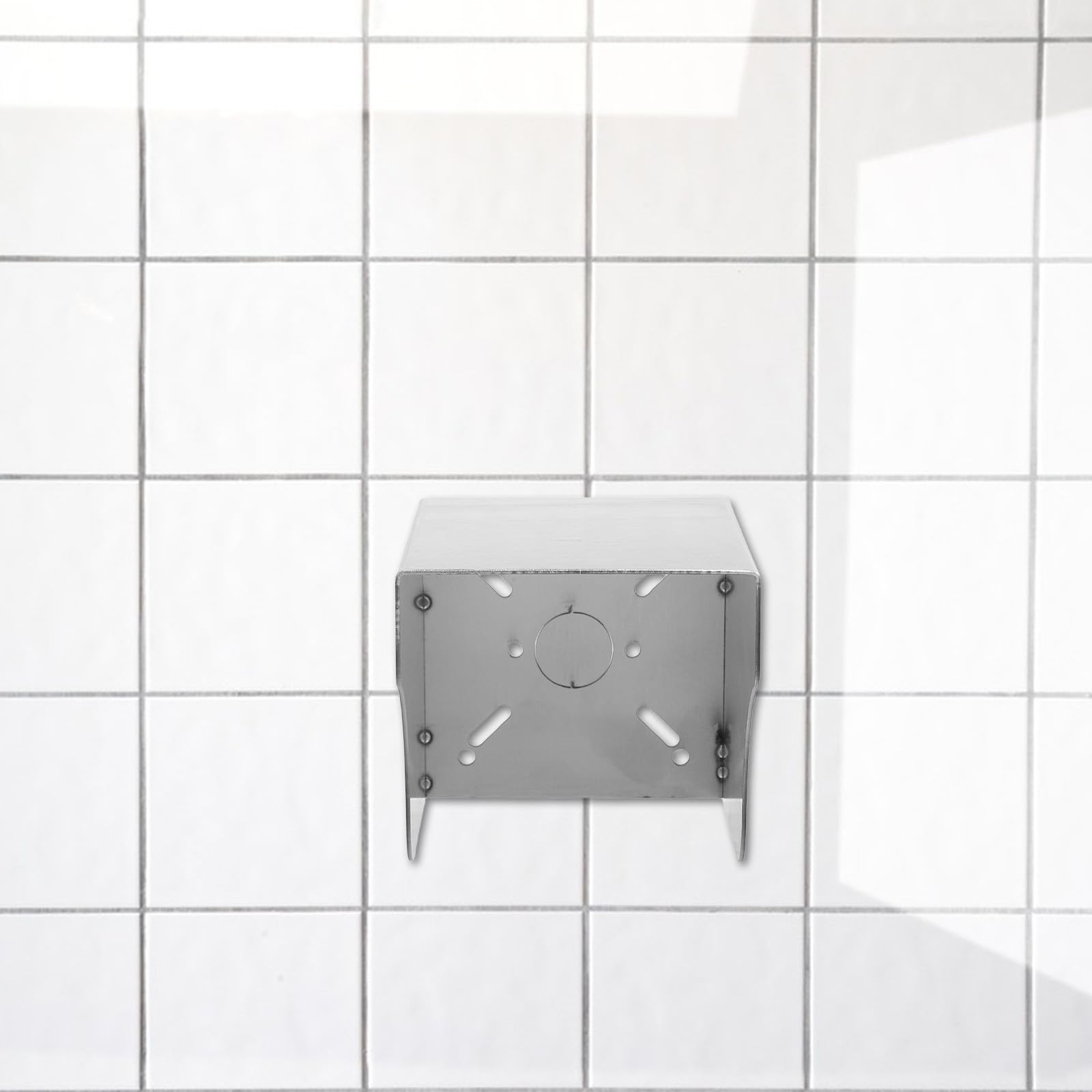 Hohopeti Tapa Protectora para Enchufe Exterior de Acero Inoxidable Caja para Estación de Carga de Vehículo Eléctrico Cubierta Resistente a Salpicaduras y Lluvia para Protección Eléctrica
