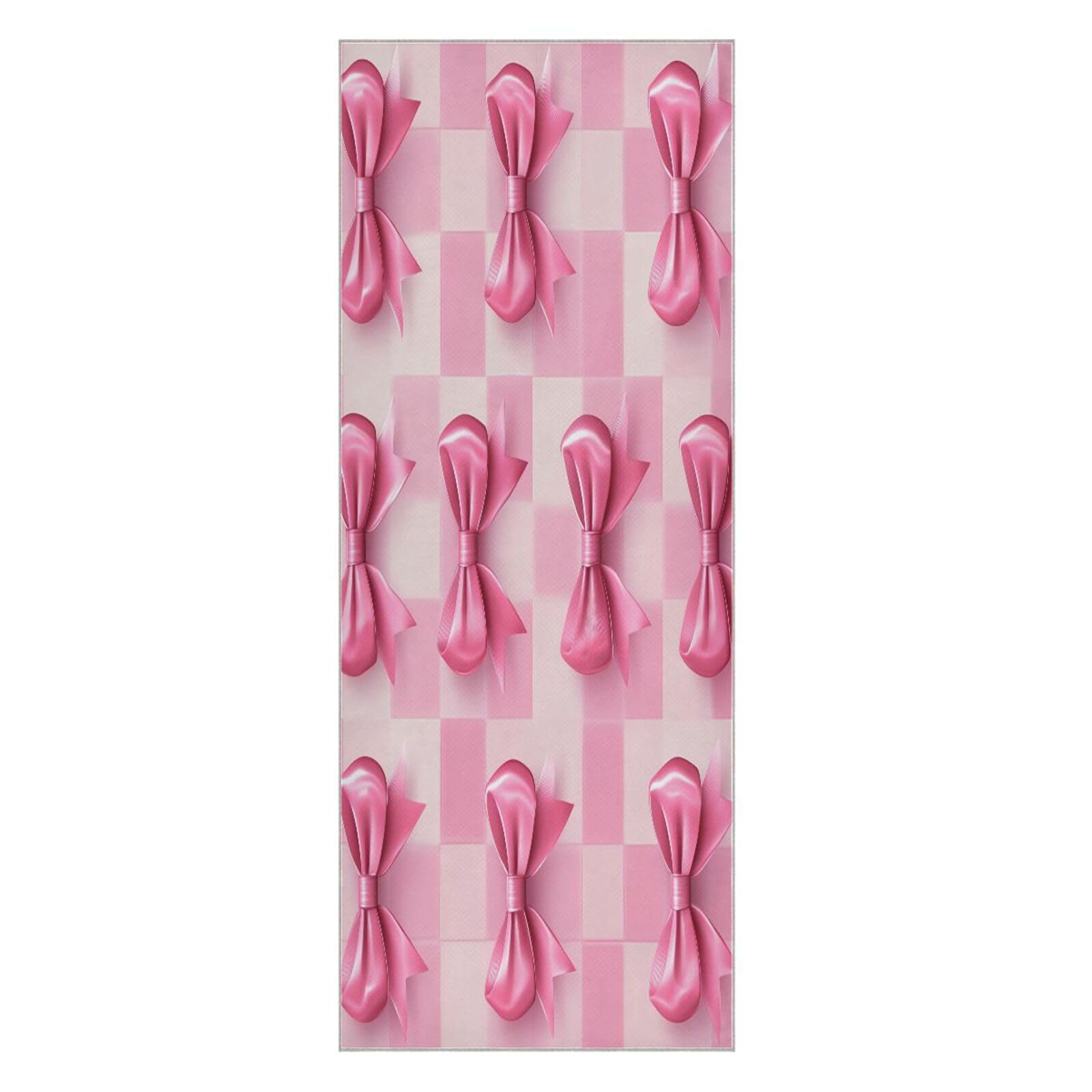 BURSTDDY Bows Hot Yoga Towel Absorbent Non Slip Yoga Mat Towel
