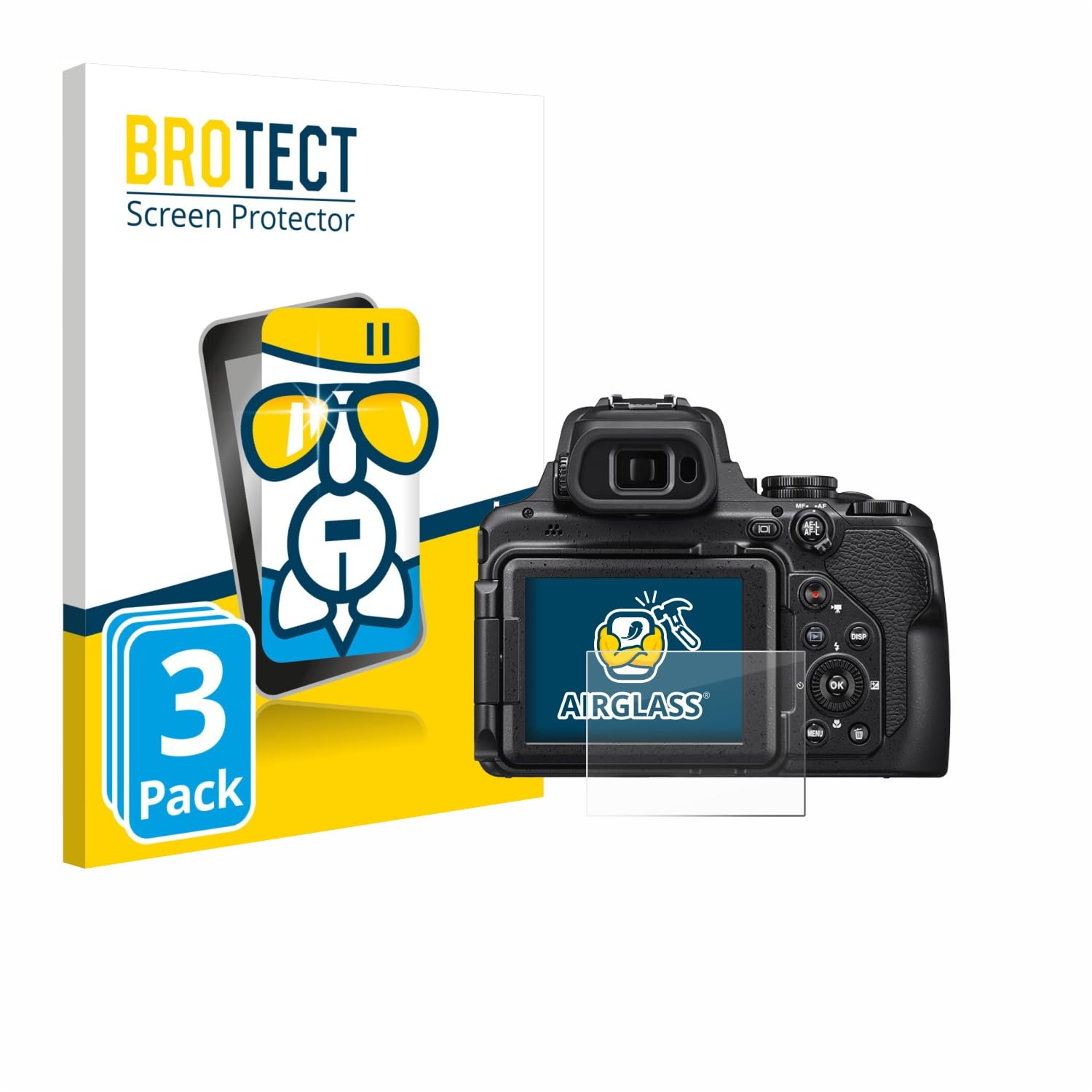 Brotect Pellicola Protettiva Vetro Per Nikon Coolpix P900
