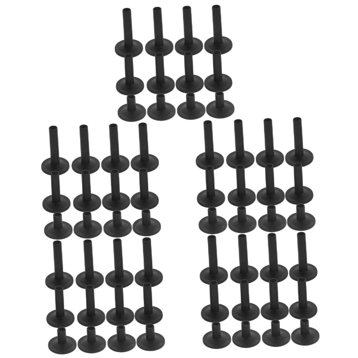 60pièces Manchons De Avec Base Accessoires Fiables Pour Batterie Et Tambour Compatibles Avec Drums Électroniques Et Traditionnels
