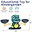 Aitbay Dinosaur Math Balance Toys, Montessori Toys for 3 Years Old Kids, Toddler Educational Toys for 4 5 6 7 Year Old Boys and Girls - Birthday Gifts for Kids Ages 3-5 5-7