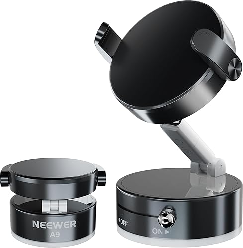 Miniatura 2 de NEEWER Versión de nivel de entrada, soporte magnético para teléfono celular, soporte plegable con ventosa al vacío para tu parabrisas de automóvil,