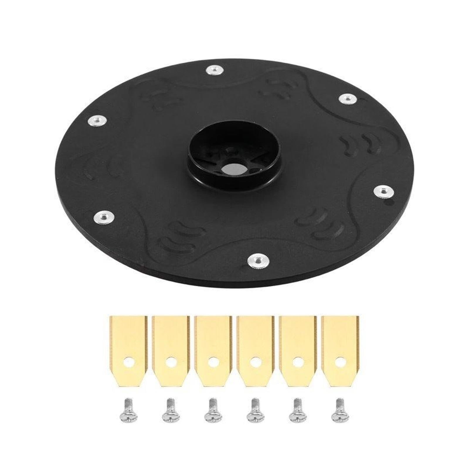 Messerscheibe Akku-Rasentrimmer for Automor 305 310 315X 405 410 AWD (197 Mm) Mit Trimmerklingen Mähmesser Mähmesser Scheibenbürstenschneider
