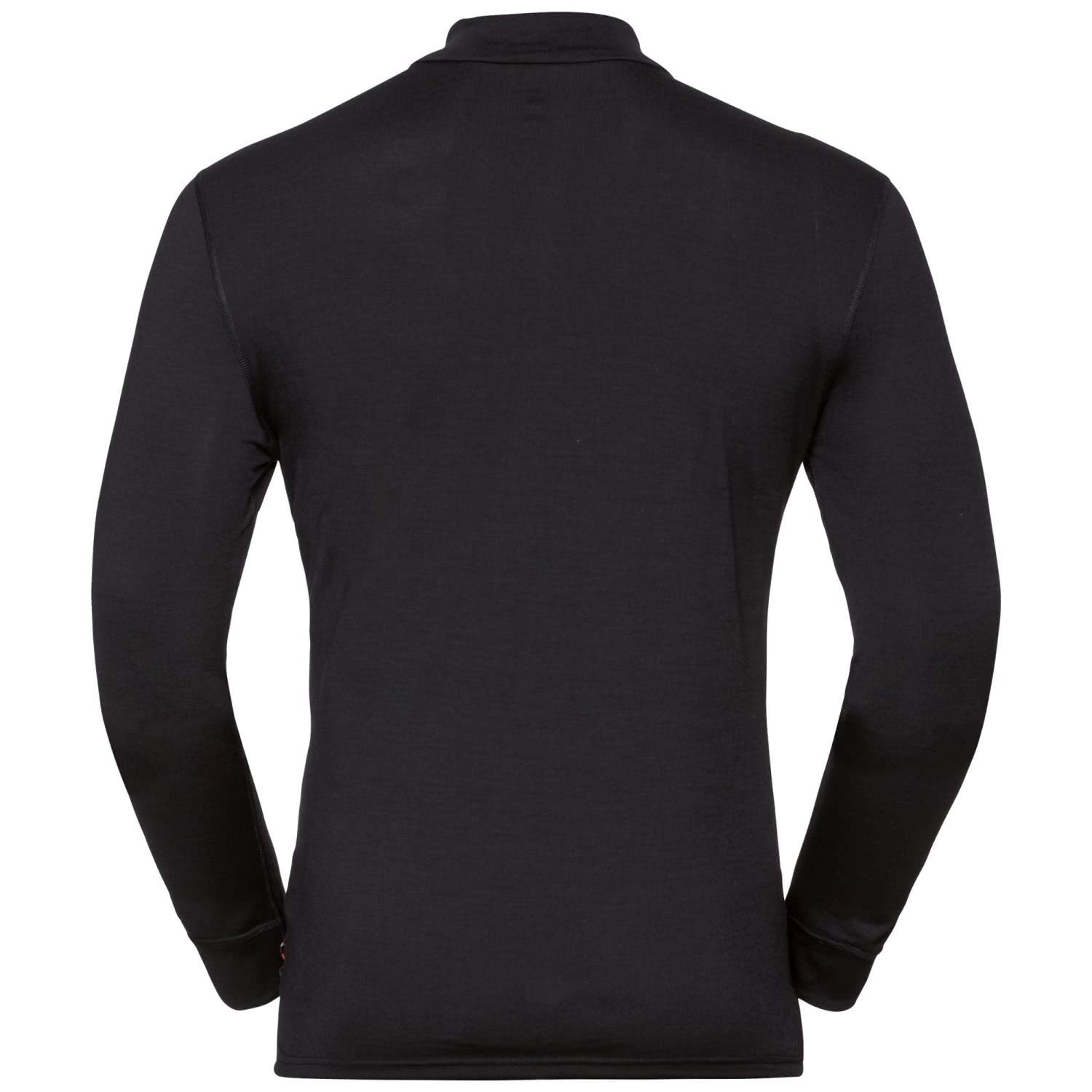 Odlo Herren Funktionsunterwäsche Langarm Shirt mit Reißverschluss 100% MERINO 200 GRAMM