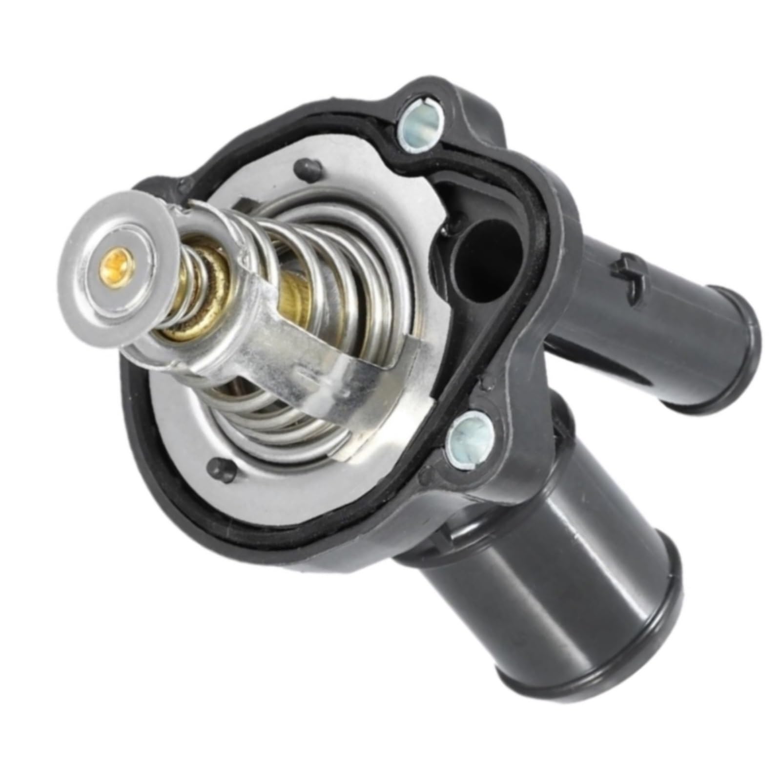Lrfzsycm One Color Auto Engine Thermostat Compatible With Fusion 2.3L 2006 2007 2008 2009 L382-15-170A Coolant Control Thermostat Housing Assembly Temperature Regulated
