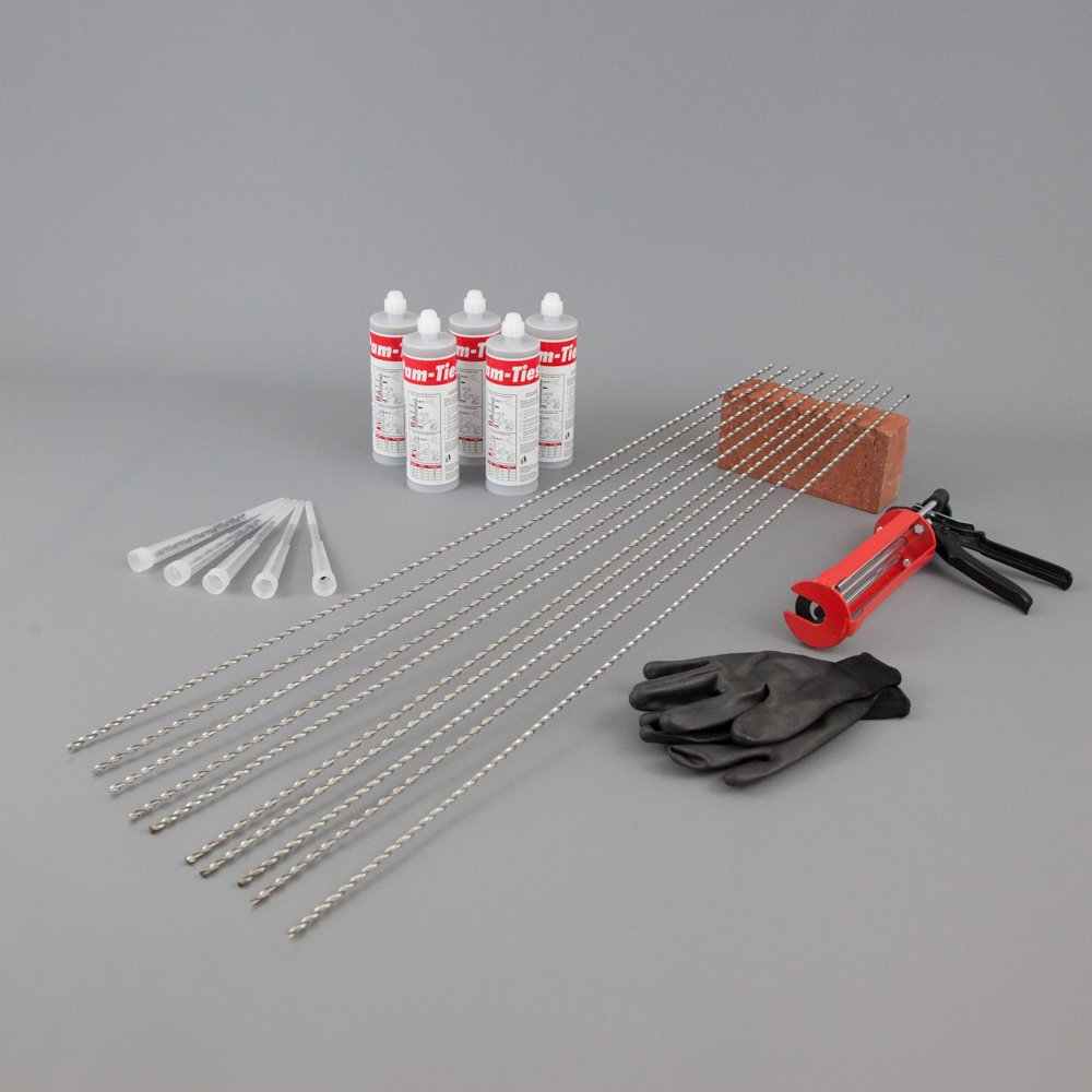 Crack Stitching Kit - 10 x Crack Stitching Bars 1m x 6mm