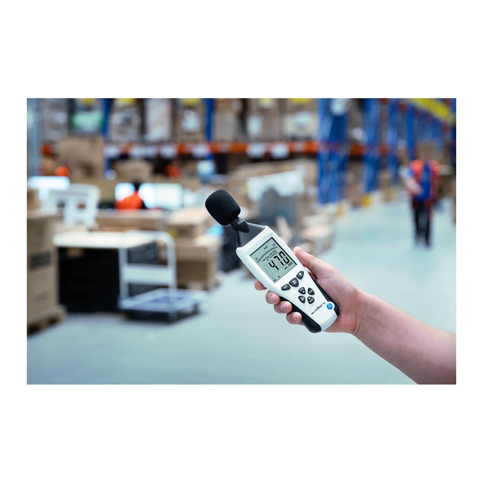 Steinberg Systems Schallpegelmessgerät 30-130 dB ±1,5 dB, 31,5 Hz-8,5 kHz, Datenlogger, USB, 260.000 Messungen