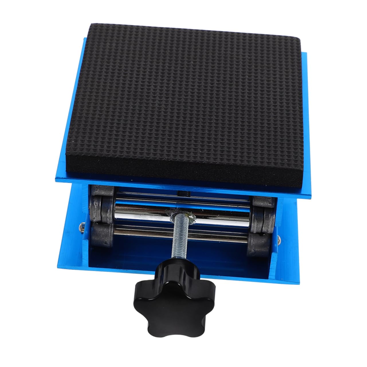Plataforma Cm Laboratorio 15x15 de Aluminio Elevadora | Soporte Ajustable, Carga Estática 10kg, Rango 7, 5-27, 5cm, Diseño Antideslizante y Uso en Experimentos