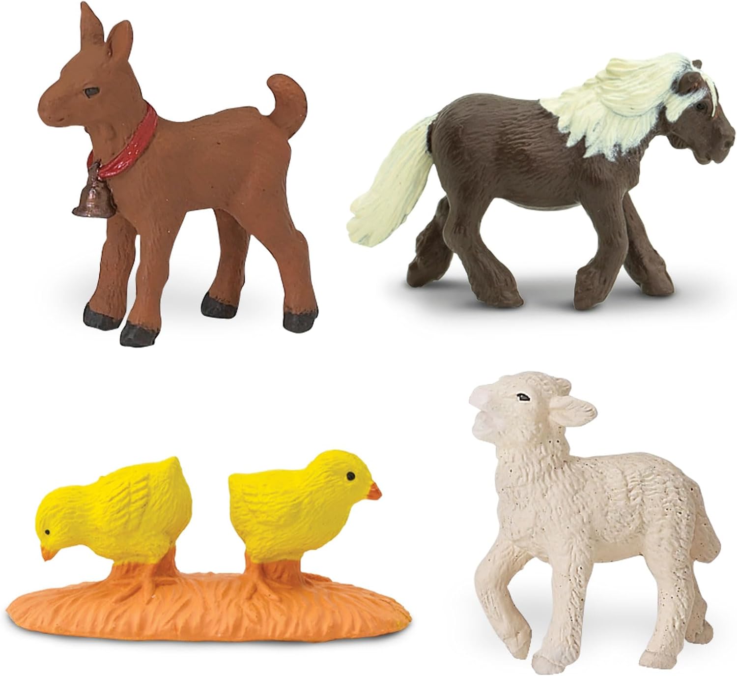 Safari Ltd. Farm Babies Bulk Bag - Set of Miniature Toy Figurines - 48 Piece Collection for Boys, Girls & Kids Age 3+