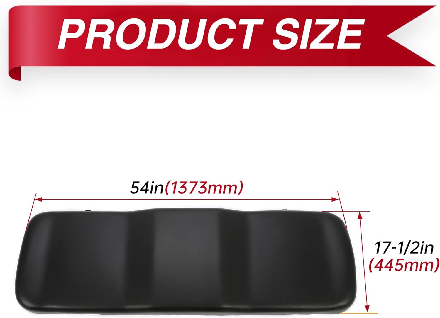HECASA Seat Bottom Cushion Compatible with 2005-2009 Polaris RANGER XP 2X4/4X4 500 700 EFI Replacement for 2683817-070 UTV Bottom Seat