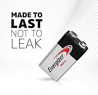 Vista 8 de Energizer MAX - Baterías de 9 V (paquete de 2), baterías alcalinas de 9 voltios - El empaque puede variar