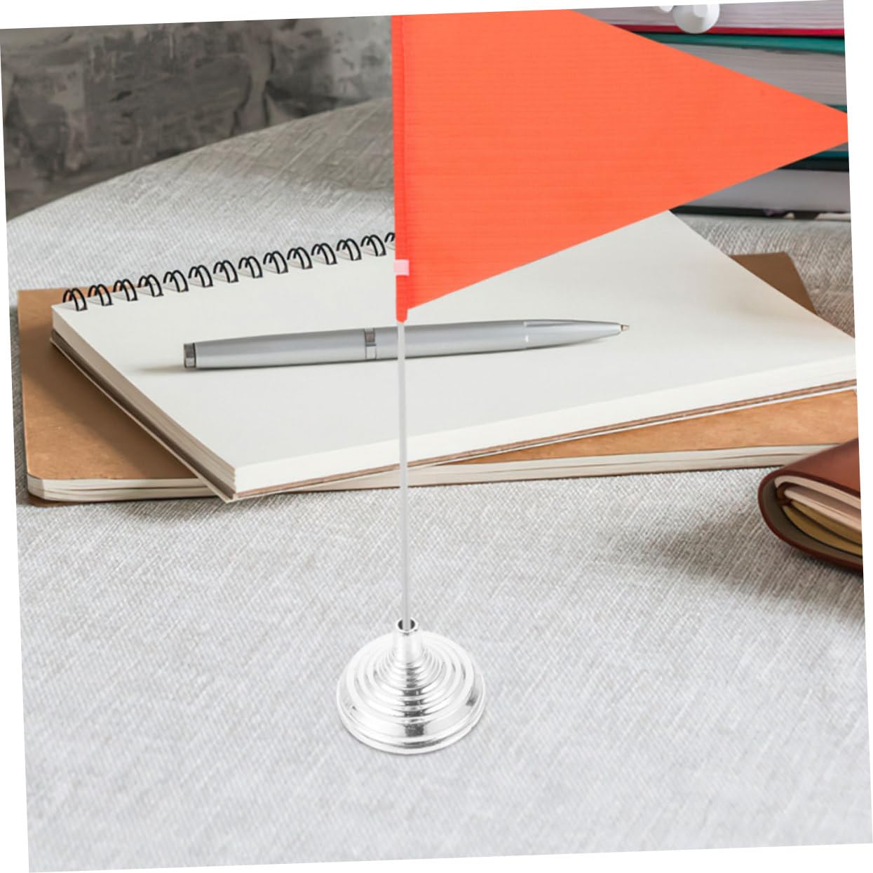 CLISPEED Mini Flaggenständer Set - 10 Stück Tischhalter Aus Kunststoff