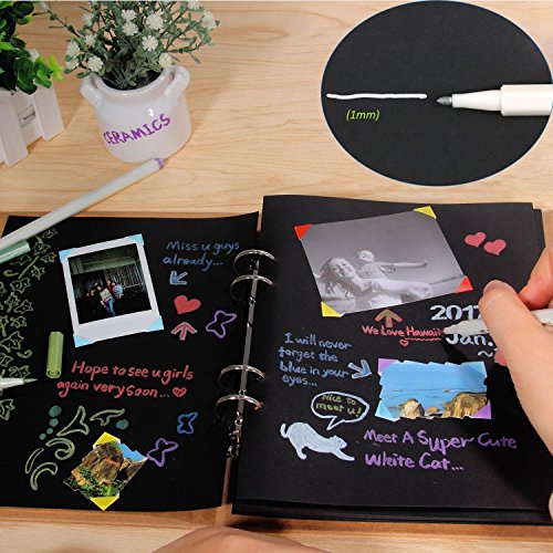 Sayeec Pennarelli metallici, colori vivaci, set da...