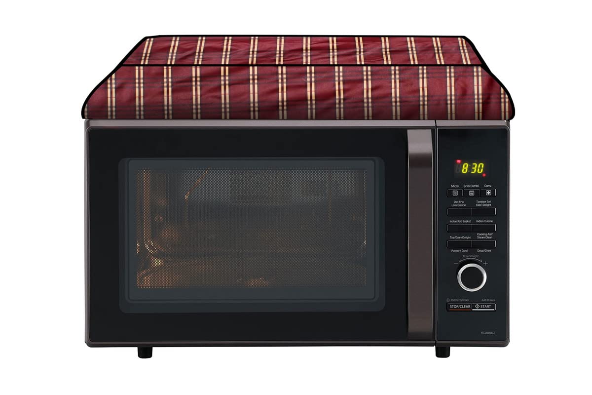 Microwave Cover for Samsung 32L - Red Plaid -6 Microwave Cover for Samsung 32L - Red Plaid -6