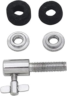 Tomotato Hi Hat Clutch Drum Clutch with 6mm Hole Metal Hi Hat Drop Clutch for Cymbal Jazz Drum Replacement Part Accessory