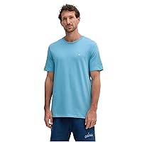 Calvin Klein Uomo T-Shirt Maniche Corte Smooth Solid Tee con Scollo Rotondo