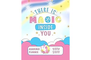 There Is Magic Inside You: 2023-2024 Academic Planner for Girls in Elementary...