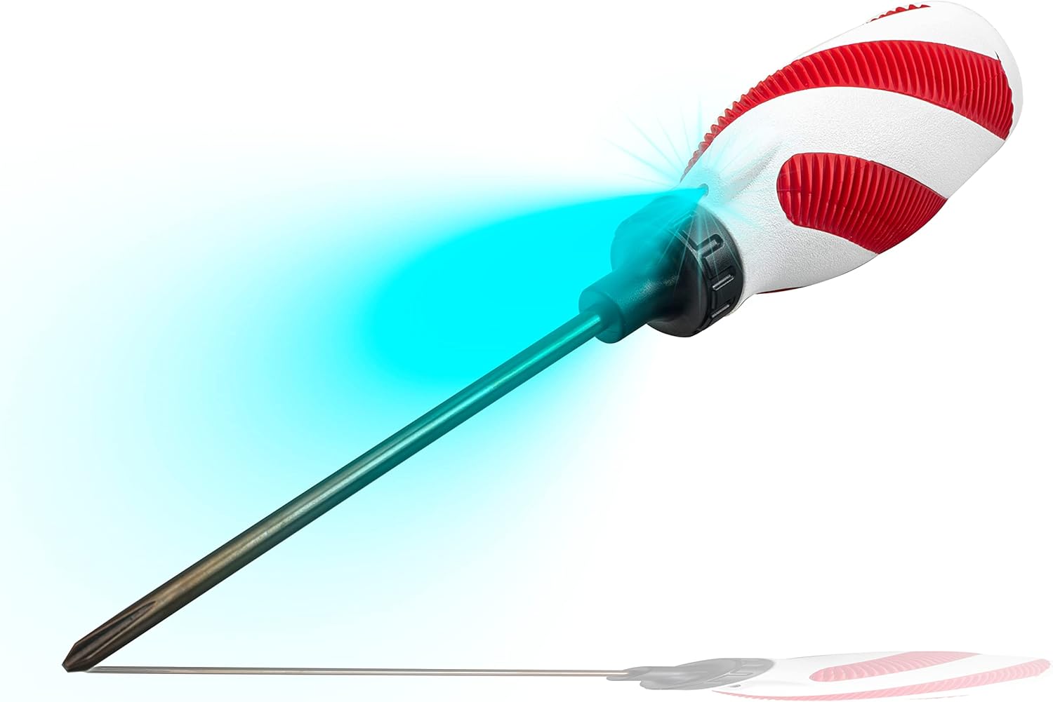 11'' Long Screwdriver with Light Bulb, S2 Steel PH2 Phillips Cross 6mm