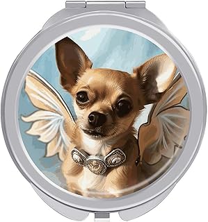 Espejo de maquillaje de alas de ángel de Chih...