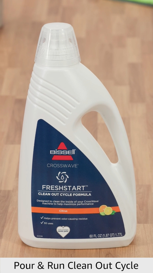 Amazon.com - Bissell FreshStart CrossWave Cleanout Formula, 3557