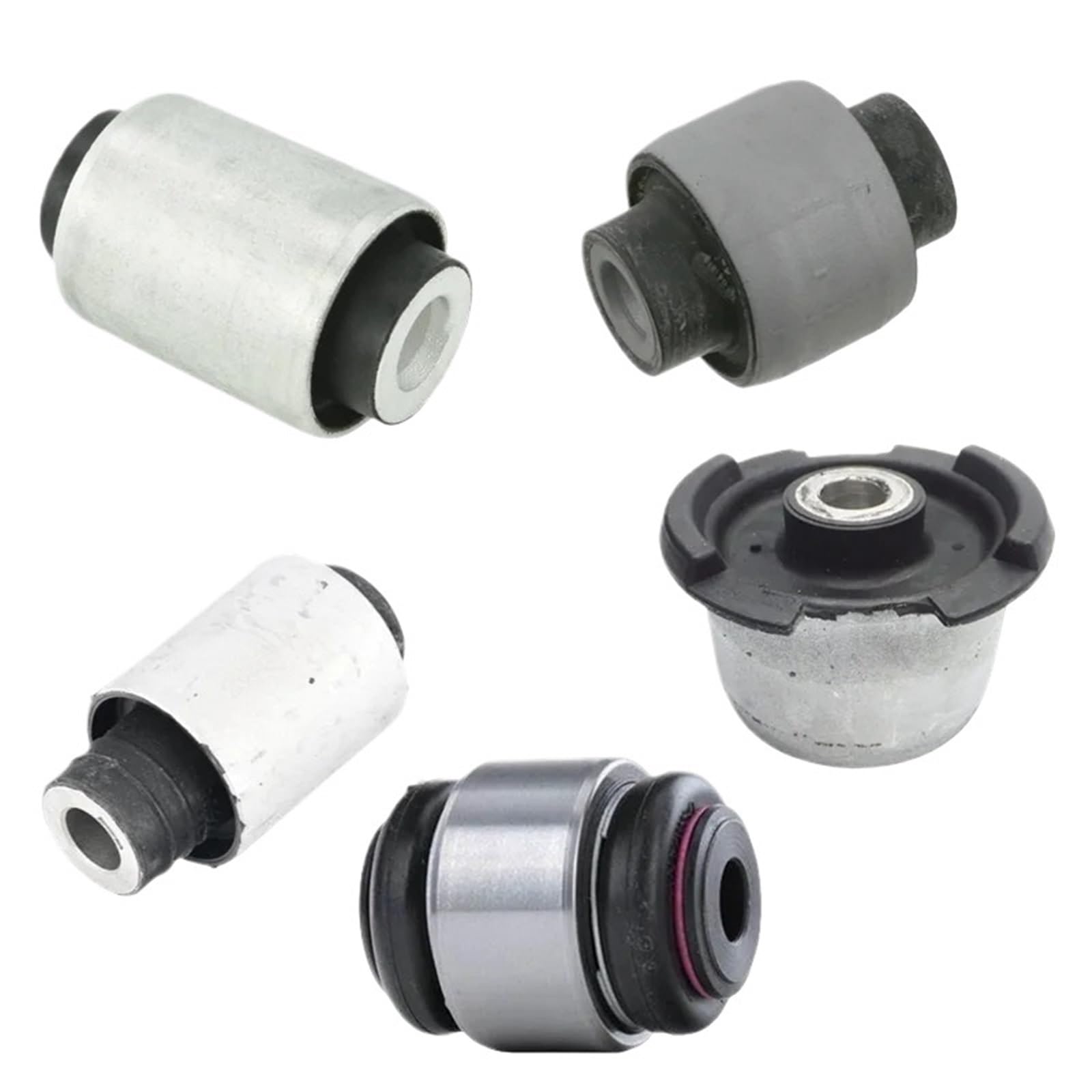 DGHBNP Bushings Fit For Bmw E46 316i 318i 320 323 325 328 330 Rear Trailing Arm Bushing 33326770786 33326771828 Bushing Kit(1 SET)