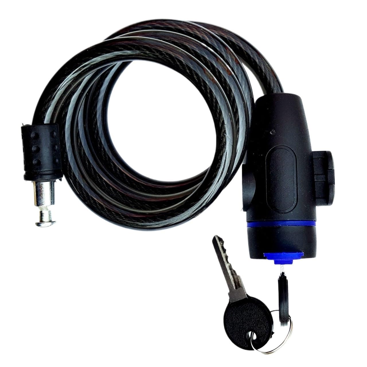 Bike Locks Universal Anti-Theft Bicycle Bike Lock Steel Cable Coil for Motorcycle Cycle MTB with 2 Keys Ring