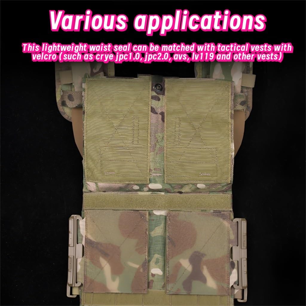 2PCS Lightweight Quick-Release Tactical Gear, Nylon Material - Fits Various Equip, For Team Activities/Tactical Games/Movie Props