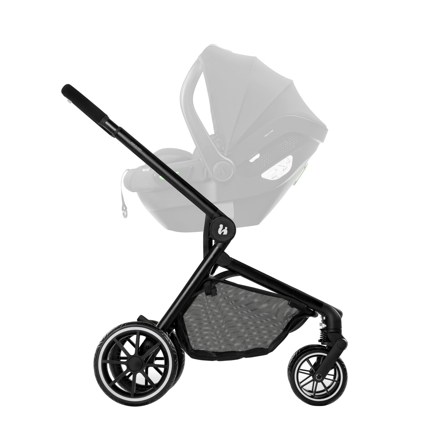 hauck Babyschalen Adapter Kompatibel mit Move so Simply Buggy & Drive N Care Autoschale & Gängige Babyautositze von Cybex, Kiddy, Joie, Kinderkraft, Maxi-Cosi (Schwarz)