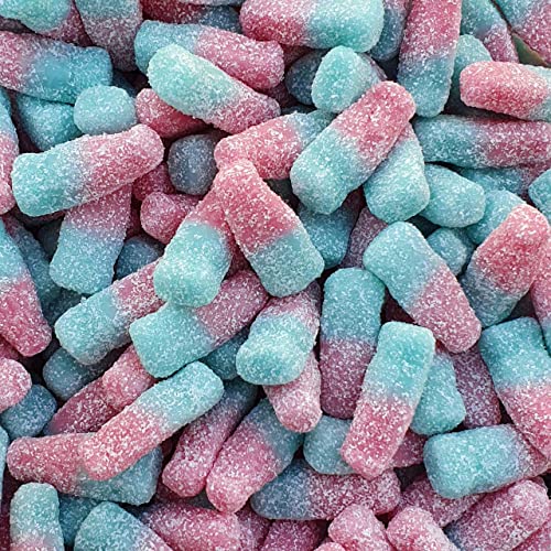 Fizzy Bubblegum Bottles Sweets - 1 Kilo Bulk Bag - 1KG - Assorted Sweet Pick and Mix for Parties Gifts and Sharing.