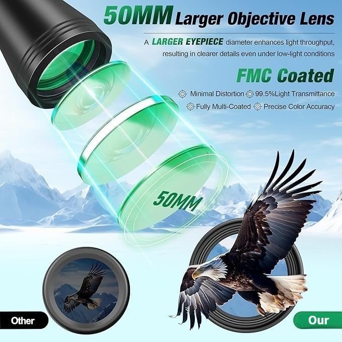 Image of Professional Super Reach Binocular with 50mm Wide Vision Lens