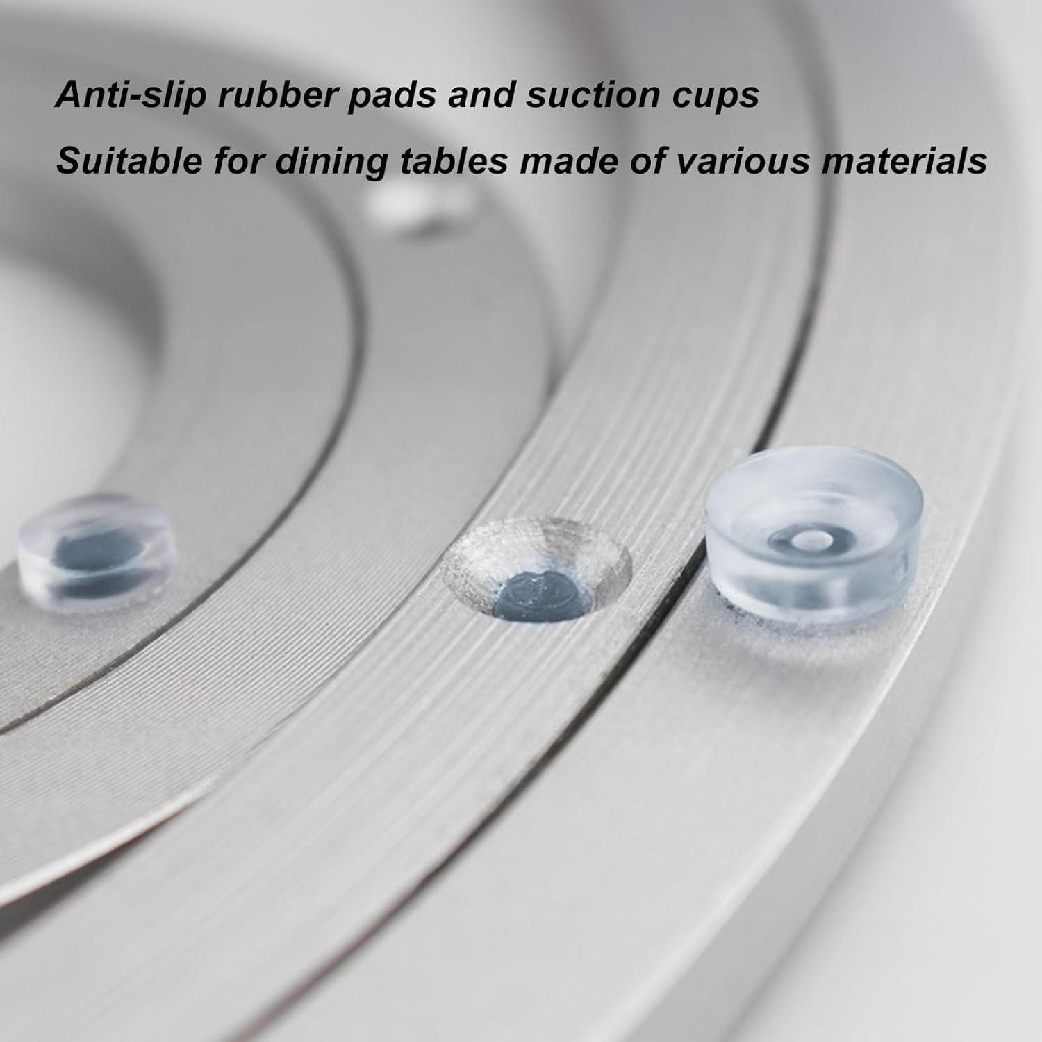 Hardware resistente, giradischi in alluminio con cuscinetto a sfera, 50,8 cm, ideale per riporre e organizzare senza problemi