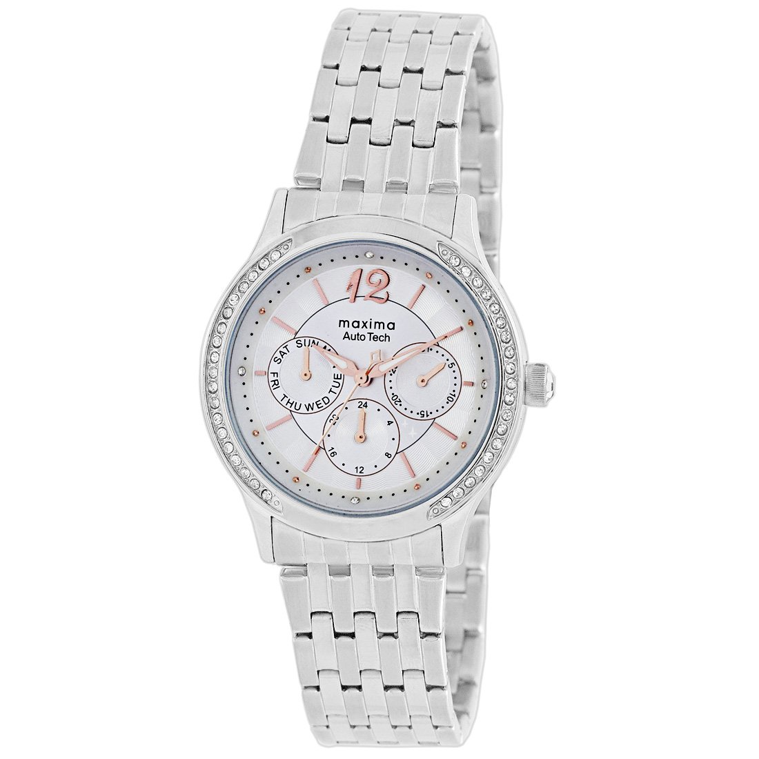 Maxima Attivo Multifunciton Women Watch- 41652CMLI (B073NQ91WQ) Amazon Price History, Amazon Price Tracker