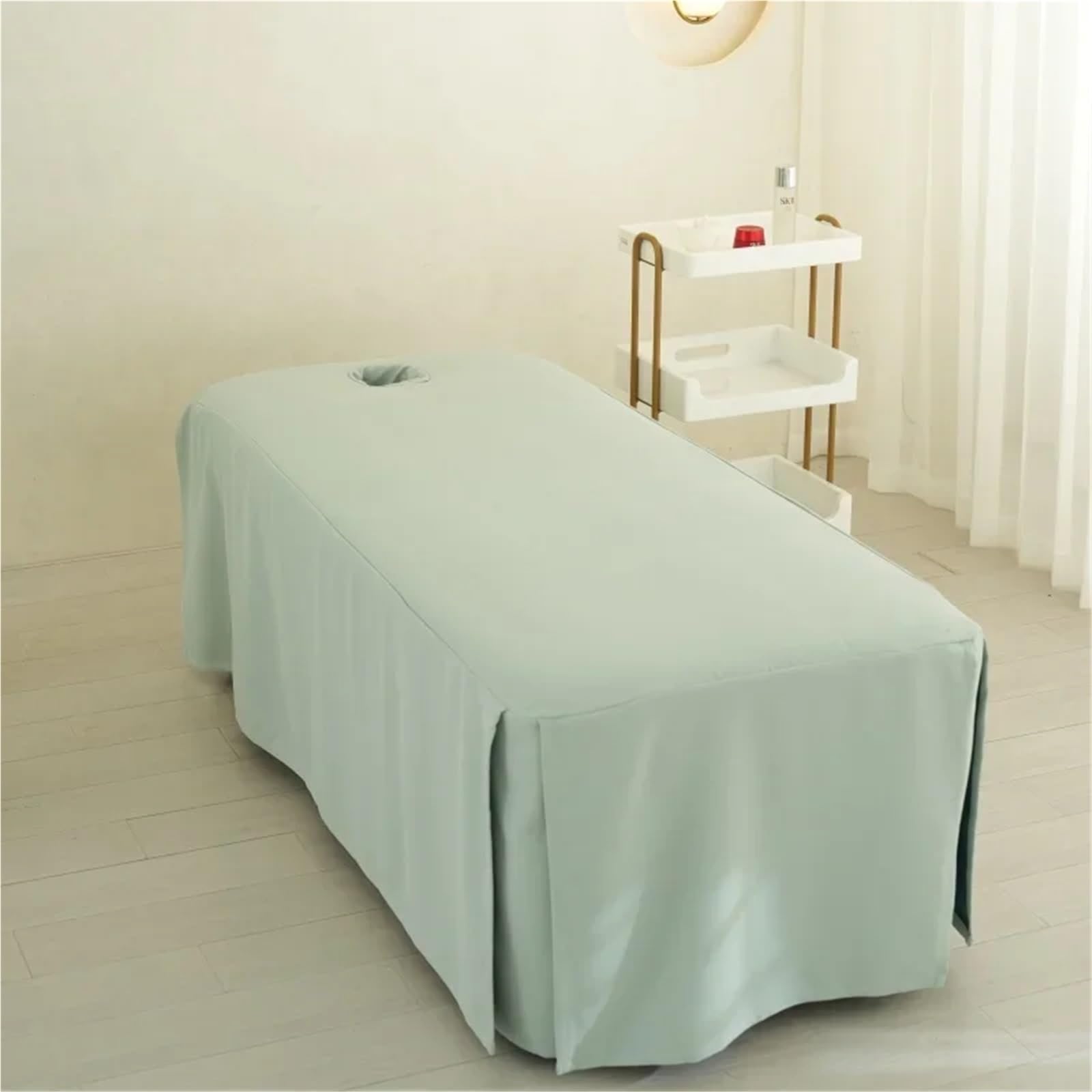 Beauty-Salon Bettbezug-Sets 4-teiliges Schönheits-Tagesdecke-Schönheitssalon-Massage-Bettlaken-Set, Physiotherapie-Bett, vierteiliges Bettbezug-Set