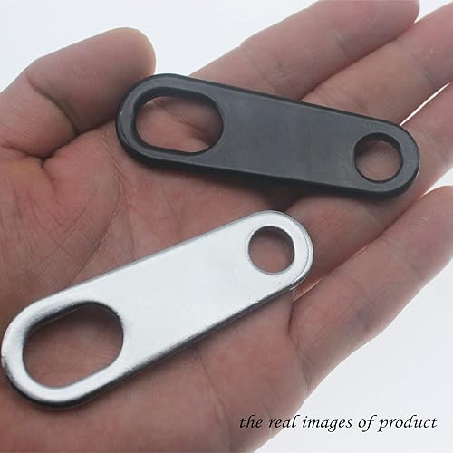 Miniatura 5 de Amavoler Soporte trasero de señal de giro para motocicleta, soportes de choque para Harley Motorbike Bobber Old School Cafe Racer (cromado, 2 piezas)