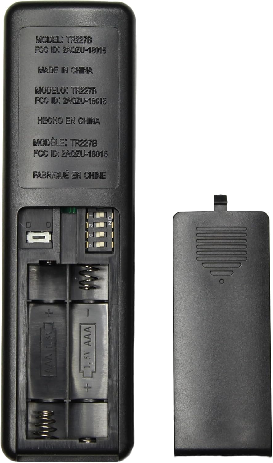 TR227B Remote Control 2AQZU-18015 for Hampton Bay Ceiling Fans W/Wall Mount Bracket & Screws