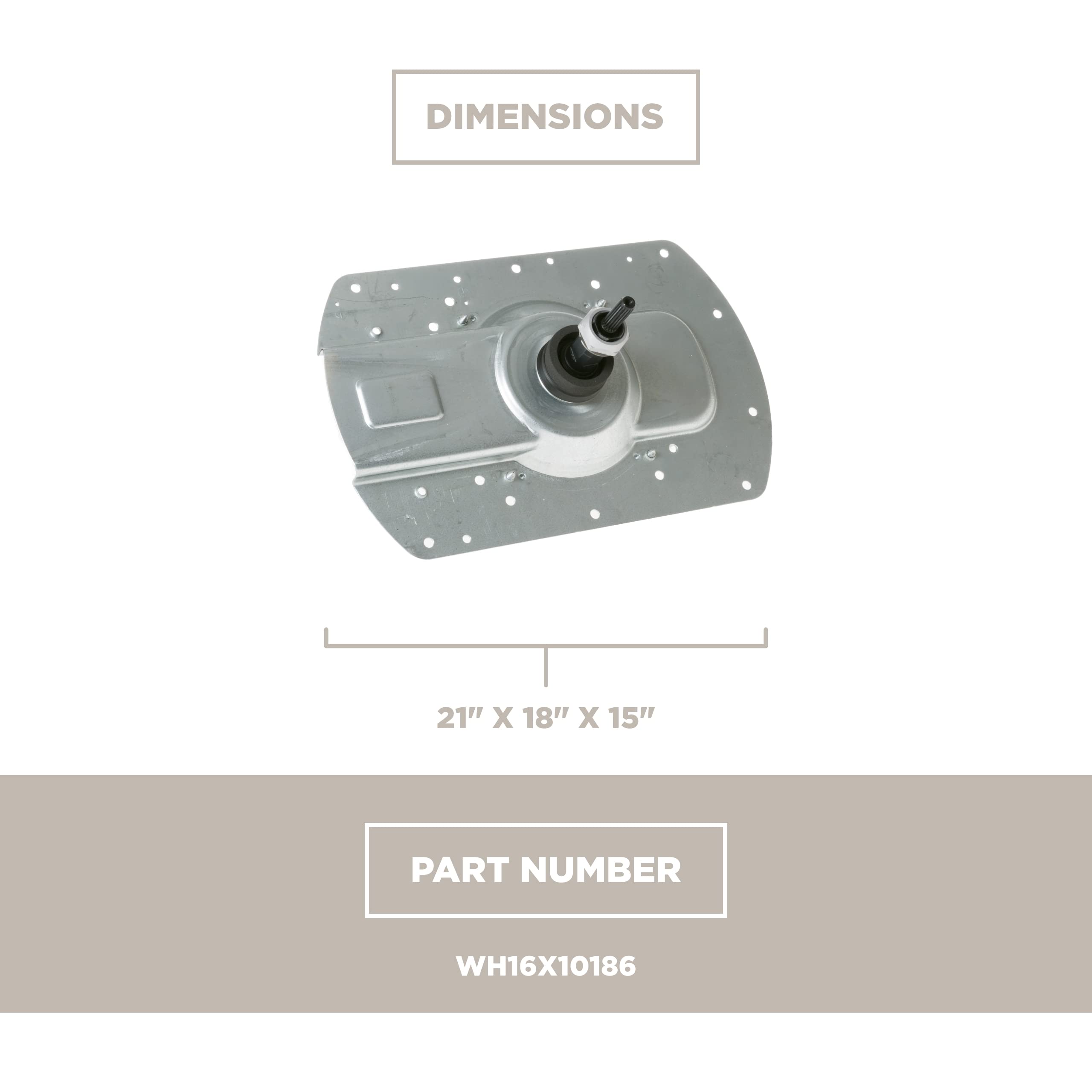GE Appliances WH16X10186 - Soporte giratorio para lavadora
