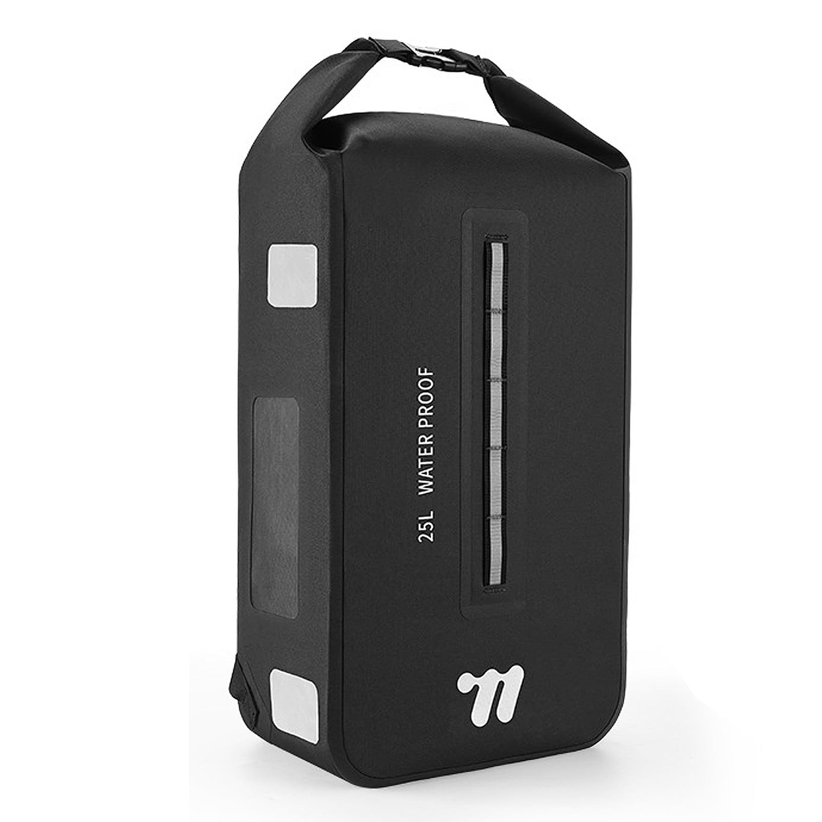 Zaino per Mountain Bike Borsa per Portapacchi Bici Borsa da Ciclismo Resistente All'acqua 25L Borse Laterali Convertibili Portapacchi Posteriore Bicicletta in (Nera)