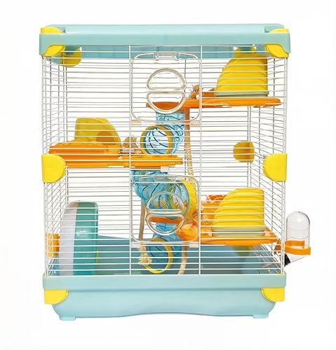 PETZHUBO Hamster Cage Small Animal Cage 3 Layers Cage Size：14.17"(W)