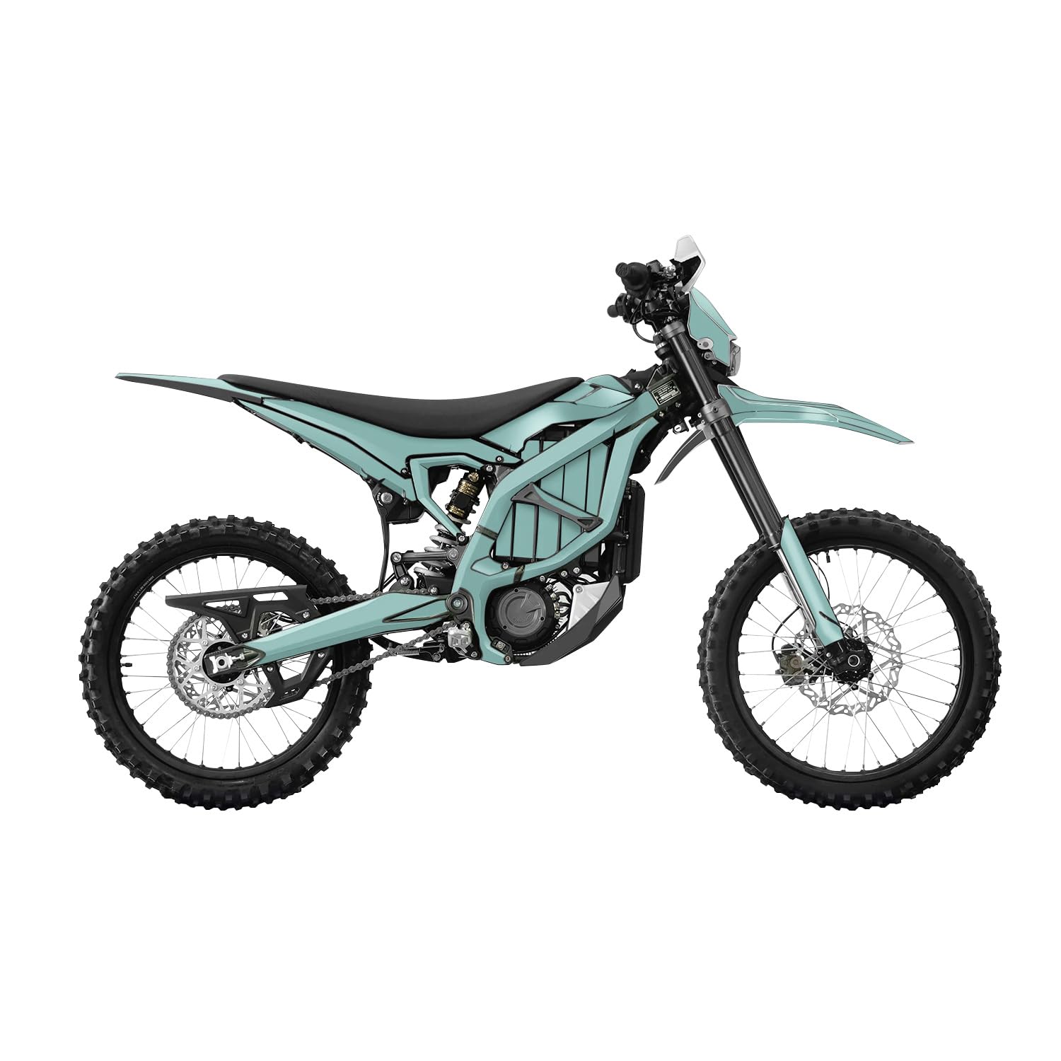 Surron Ultra Bee Graphics Kit Wrap - Solid Seafoam - Sur-Ron Skin - Premium 3M Vinyl Protective Wrap Decal Cover - Easy to Apply | Crafted in The USA by MightySkins