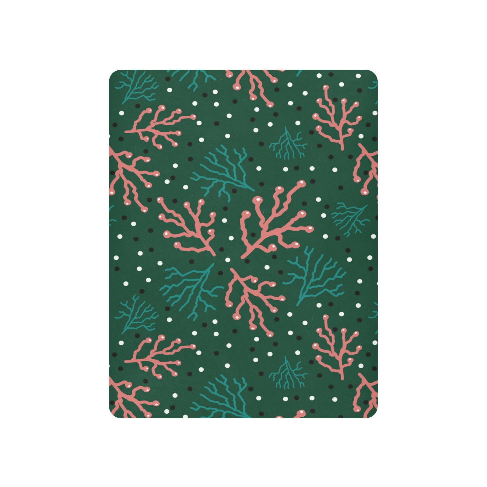 Moudou Christmas Branches Playard Sheet for Boy Girls, Soft Breathable Fitted Toddler Sheet for Standard Playard Bed Mattress, 39 x 27 x 5 Inch