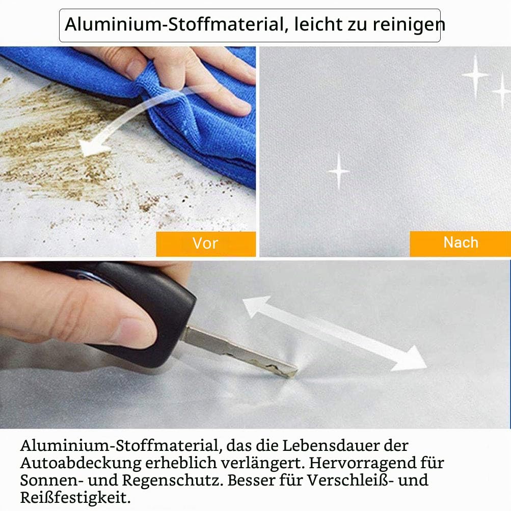 Halbgarage für Auto Windschutzscheibe Abdeckplane Winter Sommer Autoabdeckung wasserdicht Auto halbgarage Staubdicht Schneefest (Pickup (Crew Cab))