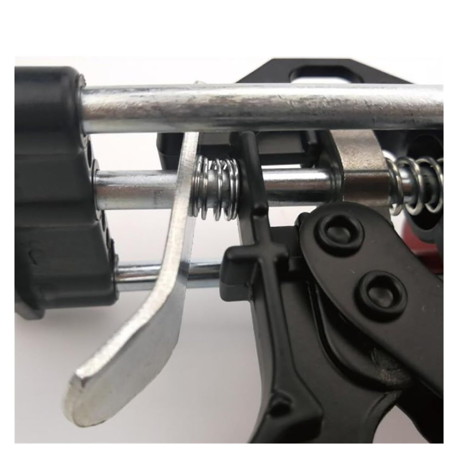 Pistola de calafateo Manual Ajustable Pistola de Cartucho de Doble componente de Acero de 400ml, aplicador de Pistola de Pegamento Manual hidráulica, Pistola de calafateo