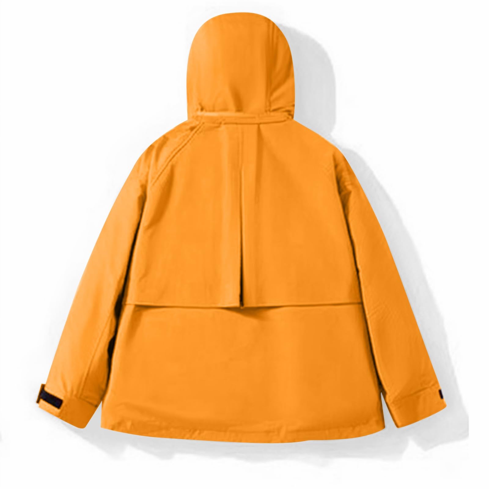 Saymany Jacke Damen Übergangsjacke Wasserdicht Outdoorjacke Winddicht Atmungsaktiv Regenjacke Regenmantel Mit Kapuze Und Taschen Windjacke Kapuzenjacke Einfarbige Casual Windbreaker Raincoat