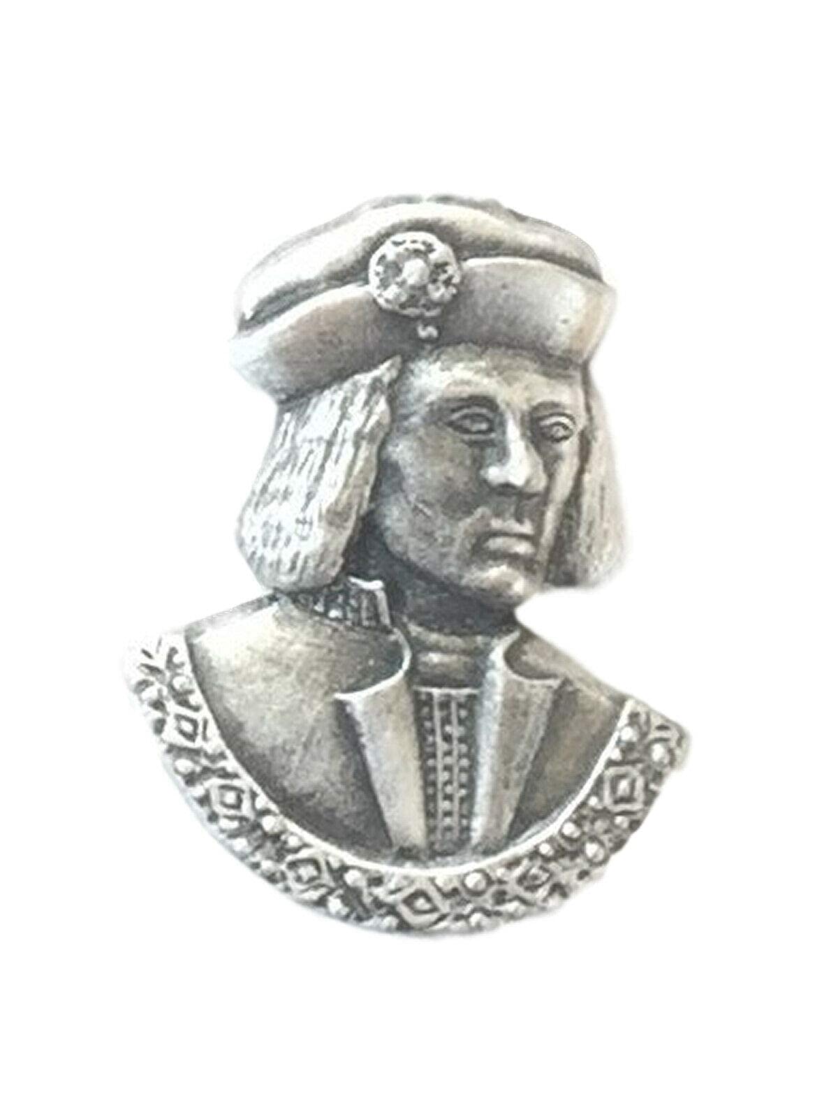 Emblems-Gifts Richard III Handmade Pewter Lapel Pin Badge + 59mm Button Badge