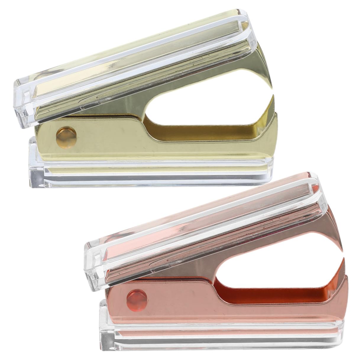 Gadpiparty 4 Set Levapunti Attrezzo Mini Ufficio Dispositivi Di Rimozione Della Cucitrice Portatile Utile Estrattore Di Punti Metallici Alzachiodi Portatile Metallo 2 Pezzi * 4